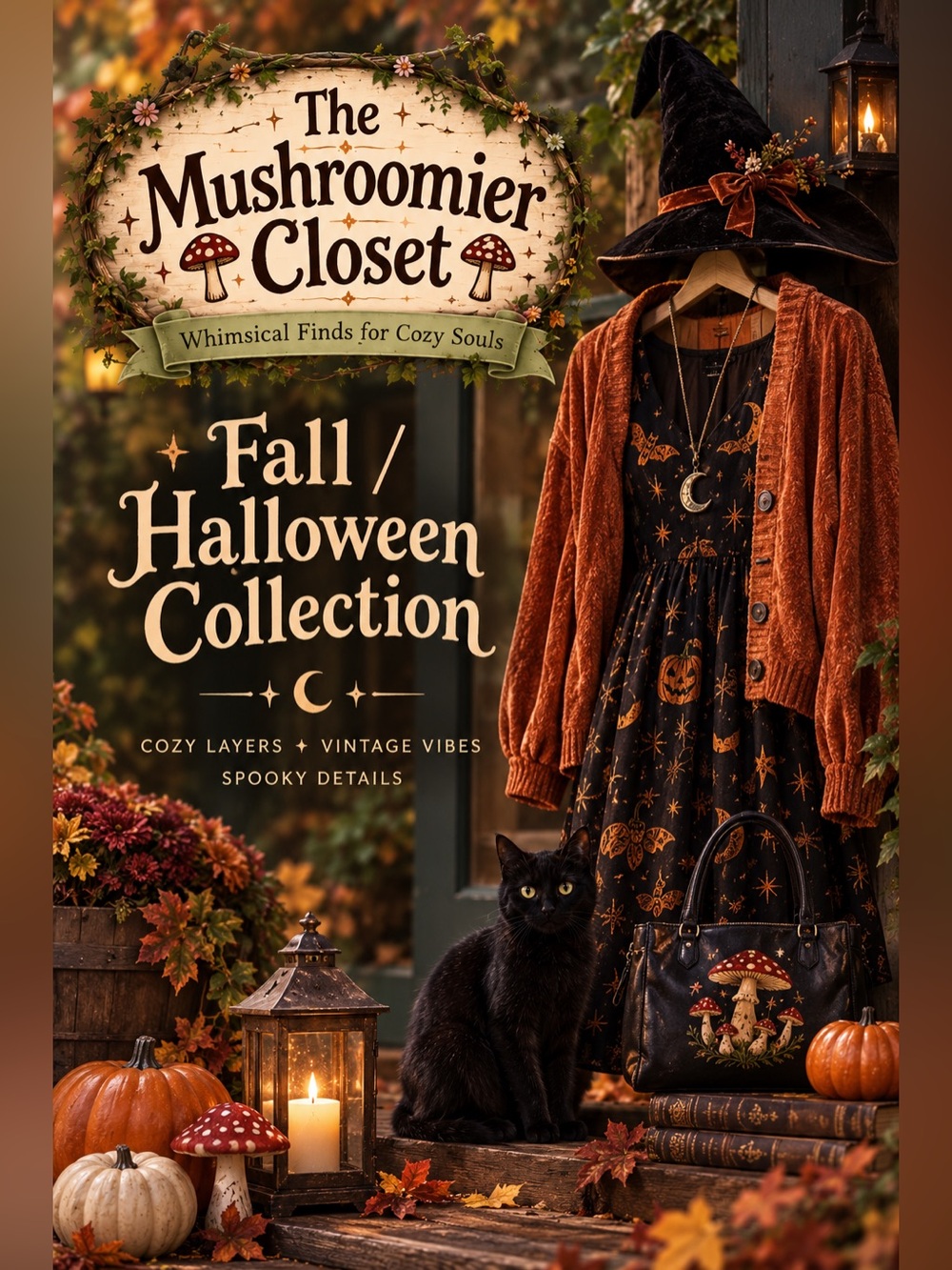 Haunted Hitchhikers Embroidered Cardigan in Black, Sizes Small, Large, 1X, NWT - Picture 5 of 5